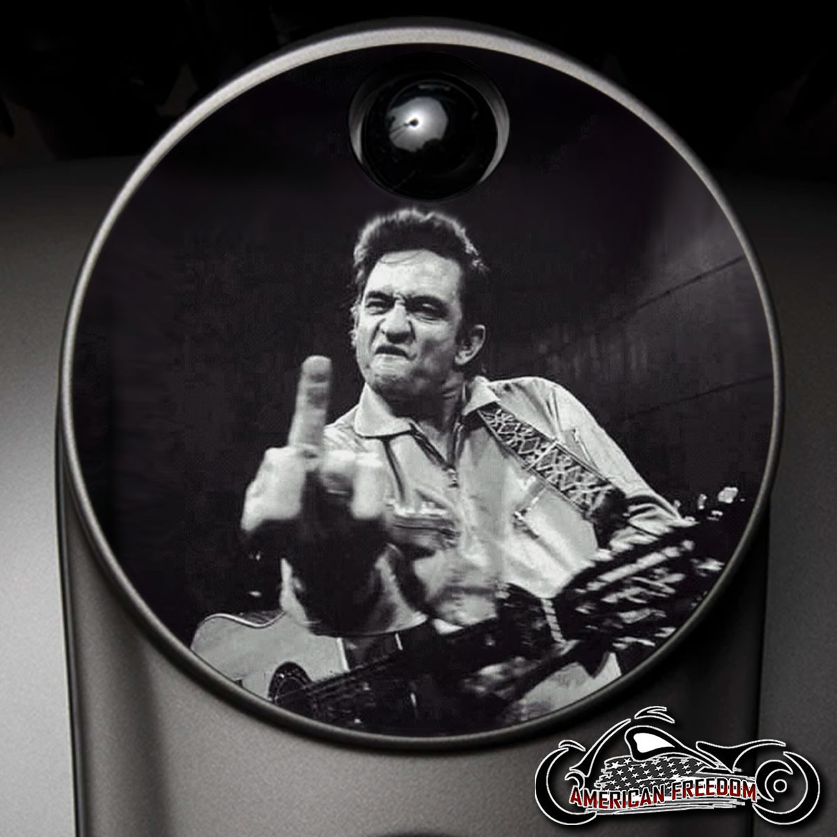 Custom Fuel Door - Johnny Cash Folsom Prison